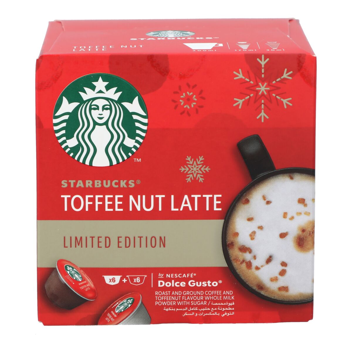 CAPSULE TOFFEE NUT LATTE PK12 NDG SBUX Kettles & Coffee Mak Kitchen